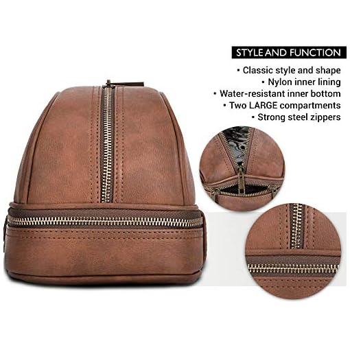 Vetelli Classic Leather Toiletry Bag 