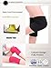 Mcolics Cotton Non-Slip Soft Absorbent Knee Pad Support Brace Protector Leg Sleeve Kneelet Thickening Extended Warm for Men & Women Outdoor Sports Running Dancing Gym Yoga Fitness, 1 Pair (Black)