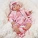 Paradise Galleries Reborn Asian Baby Girl Doll Nischi 21 inch in Realistic GentleTouch Vinyl & Weighted Body, 5-Piece Set