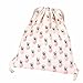 Lookatool Women Pineapple Drawstring Beam Port Backpack Shopping Bag Travel Bag