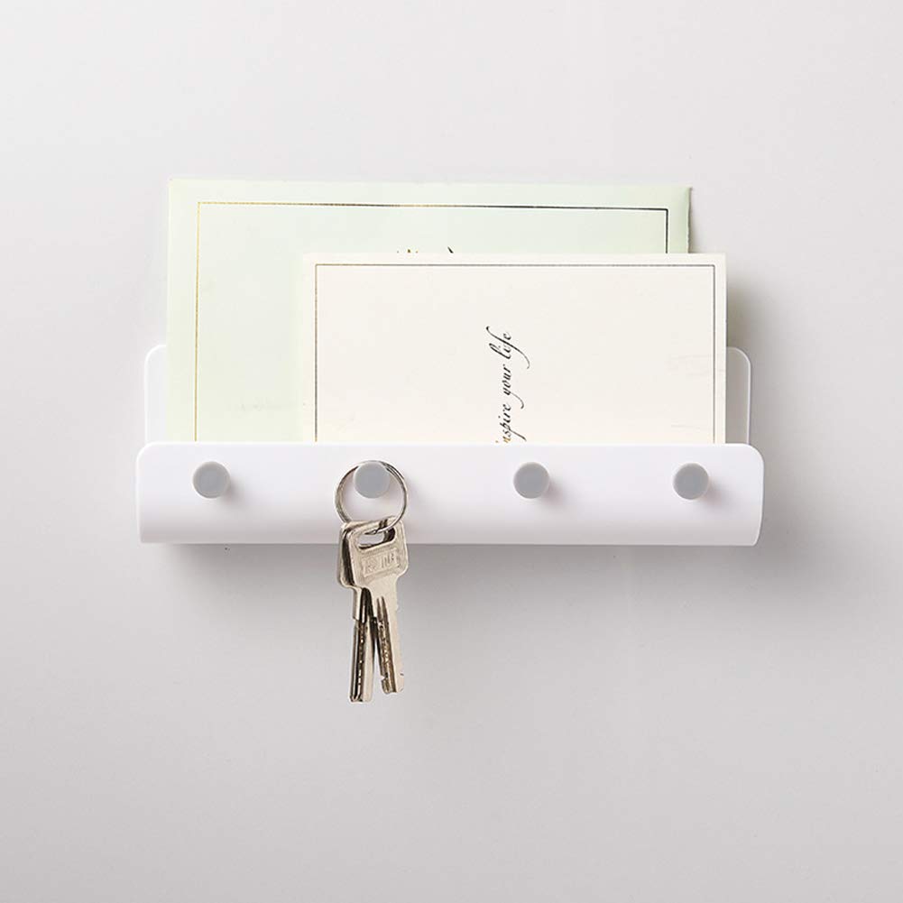 Tablero de Llaves Porta Llaves y Porta Cartas Estante para Colgar en la