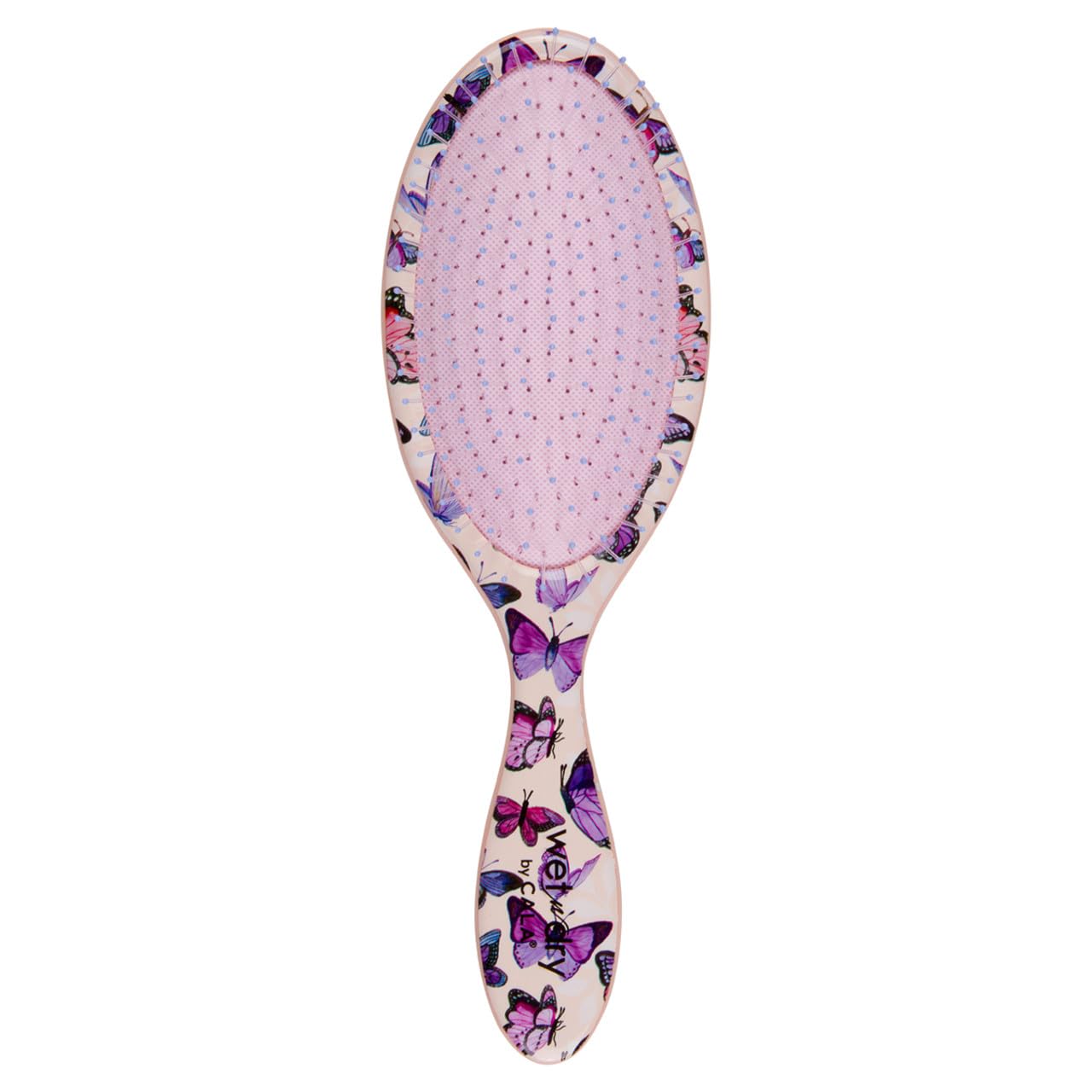 Photo 1 of Cala wet n dry DETANGLING HAIR BRUSH BUTTERFLY PRINT