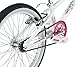 Mongoose Legion LSX Freestyle Sidewalk BMX Bike for Kids, Children and Beginner-Level to Advanced Riders, 20-inch Wheels, Hi-Ten Steel Frame, Micro Drive 25x9T BMX Gearing, White/Pink