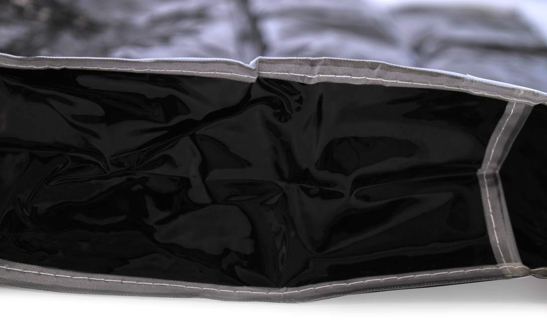 Betty Dain Deluxe Chair Back Cover, Round, Prevents Damage To Spa/Salon Upholstery From Stains, Chemicals, Moisture, and Wear, Fits Most Salon Chairs, Black, 21.5 x 16 x 3: Beauty