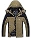 Wantdo Men's Interchange 3 in 1 Ski Jacket Windproof Warm Parka Waterproof Winter Coat with Detachable Puffer Liner