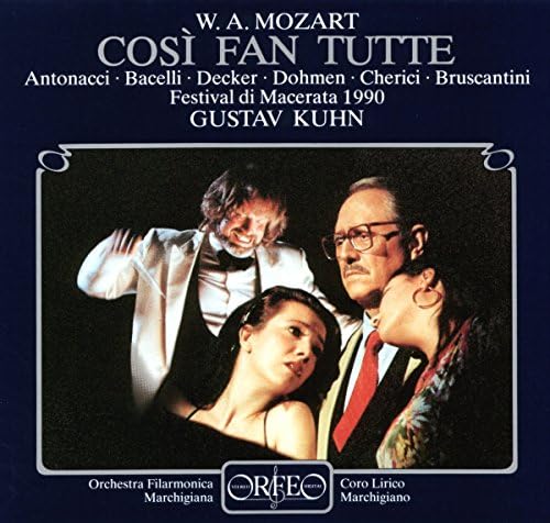 Amazon.com: Mozart: Cosi Fan Tutte : Wolf, Cambreling, Shimell