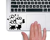 Minions taking Selfie Macbook Laptop Trackpad Vinyl Sticker Decal