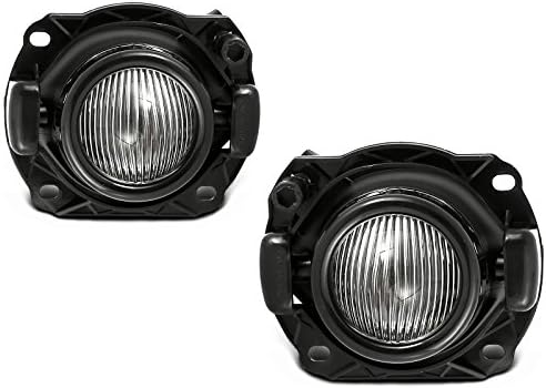 OLANMUS Clear OE/Replacement Fog Light Assembly for 2004-2006 BMW E83 X3 Series Driver and Passenger Side