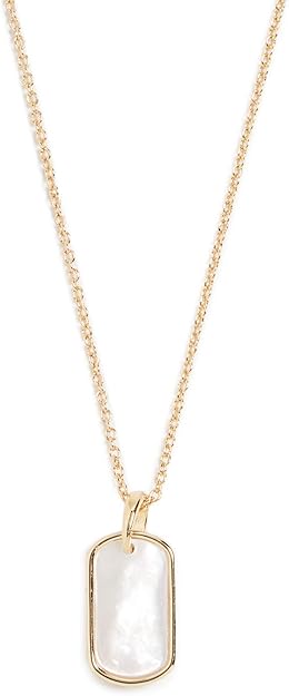 gold dog tag necklace womens