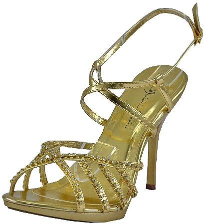 Marichi Mani Celine-40 Gold Women Dress Sandals, 8.5 M US