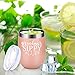 Grandma's Sippy Cup - Best Grandma Gifts for Mother's Day, Birthday for New Grandma, Grandma To Be, Grandmothers, Gigi, Nana, Mimi, Granny from Granddaughter, Grandson - LEADO Insulated Wine Tumbler