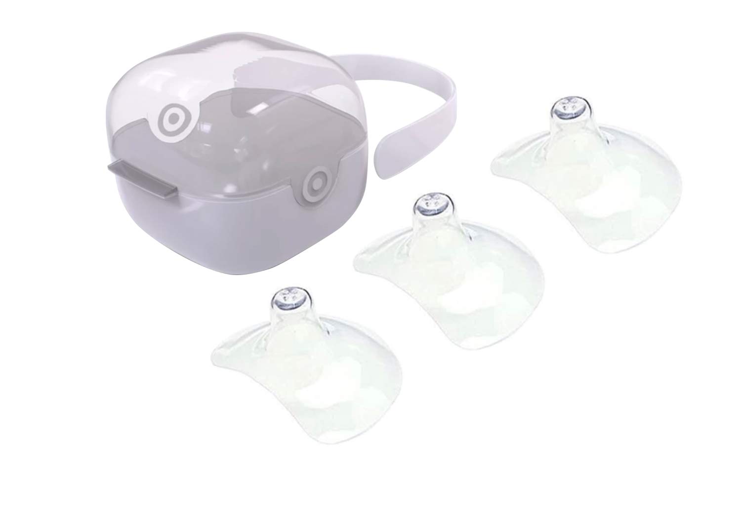 purifyou Premium Nipple Shield, Non-Toxic, BPA & BPS Free. Designed for Comfort in Baby's Mouth, for Breastfeeding Moms (Transparent, size 20mm)
