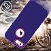 iPhone 5S Case,iPhone SE Case,Fogeek Heavy Duty PC and TPU Combo Protective Defender Body Armor Case for iPhone 5S,iPhone SE and iPhone 5 with Finger Print Function(Purple)