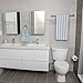 Amazon Basics AB-BR815-SN Bathroom Hardware Set - 3-Pieces, Variety Pack, Satin Nickel