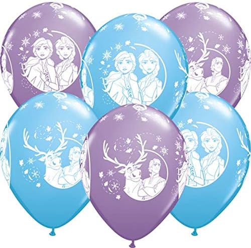 Qualatex Disney Frozen II Balloons, Blue