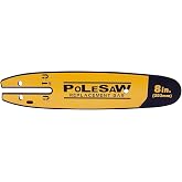 8-inch Pole Saw Replacement Bar DWZCSB8, DCPS620B, for DW Replacement Chain