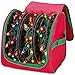 Premium Christmas Light Storage Bag – Heavy Duty Tear Proof 600D/Inside PVC Material with Reinforced Handles - With 3 Reels Stores up to 375 Ft of Mini Christmas Tree Lights Bulbs & Extension Cords