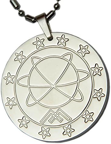 Aarogyam Anti Radiation Shield EMF Neutralizer Negative Ions Energy Mineral Science Pendant (Silver Plating)