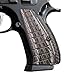 CZ 75/85 Compact G10 Grips, Grenade Texture, Coyote Color, Cool Hand Brand