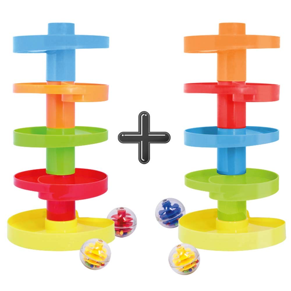WEofferwhatYOUwant Educational Ball Drop Toy for Kids Spinning Swirl