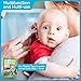 VITCHELO Digital Forehead Ear Thermometer for Newborn Baby Kids Adults Accurate Fever Tracking - FDA Approved Medical Grade Infrared Termometro with Color-Coded Display for Body Temperature Reading
