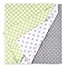 Coney Island Cotton Flannel Burp Cloths For Babies 3 Pk 100% Cotton Baby Burpy Soft, Reusable, Durable| Modern & Cute Unisex Design
