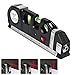 Laser Level,Exceedt 8ft Multipurpose Laser Measure Line Adjustable Standard and Metric Tape Ruler (Screwdriver & Beam Adjusted Tool Included)