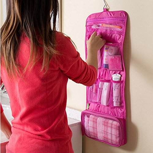 image for Relavel Hanging Toiletry Bag Cosmetic Bag Compact Travel Organizer for