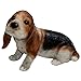 Michael Carr Designs Ears-Basset Hound Puppy M Outdoor Puppy Dog Figurine for Gardens, patios and lawns (80109)