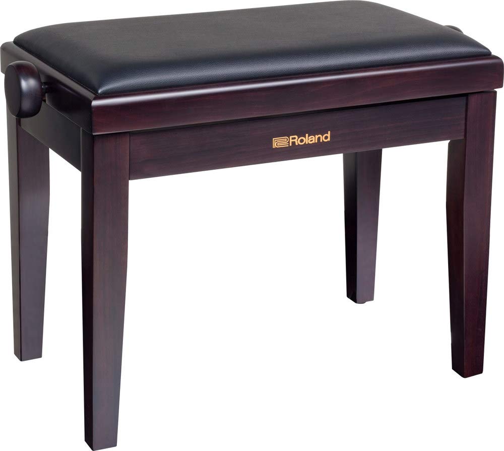 ROLAND Piano Bench In Rosewood with Cushioned Vinyl Seat - Rpb-200Rw