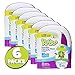Flushable Wipes for Baby and Kids by Kandoo, Unscented for Sensitive Skin, Hypoallergenic Potty Training Wet Cleansing Cloths, 50 count, Pack of 6