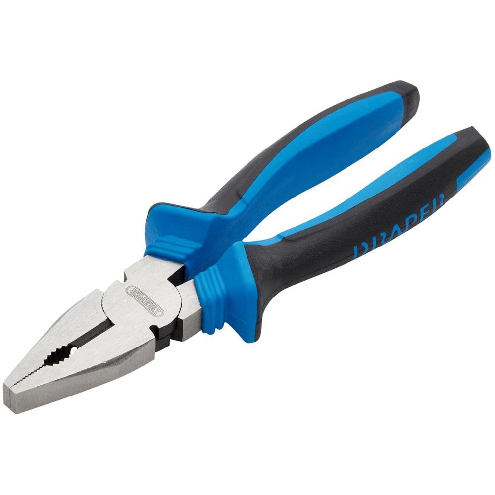 Draper 44139 Combination Plier with Soft Grip, 200mm , Blue