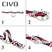 CIVO 20 mm Simple Design NATO Watch Strap Nylon Perlon Braided Woven Watch Band Stainless Steel Buckle