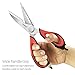 Heavy Duty Kitchen Shears W/ Ultra Strong and Sharp Take Apart Blades | Best Multifunction Scissors For Poultry, Meat, Chicken, Fish & Herbs | 100% Dish washer Safe