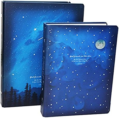 Vintage Style A5 Business Spiral Notebook,blue Star 23.618cm