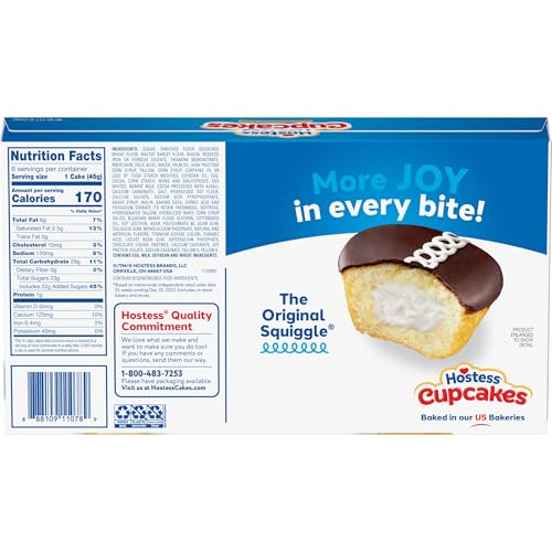 HOSTESS GOLDEN CUPCAKES, 12.7 OZ, 8 COUNT