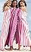 Huge Fringe Blanket Beach Towel Pink White and Black Striped