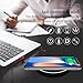 Yoyufer iPhone X Wireless Charger(10W) Fast wireless charger for Apple iPhone 8 iPhone 8 Plus Samsung Galaxy S9 Note 8 S8 S8 Plus S7 S7 Edge Note 5 S6 Edge Plus with special LED indicator light