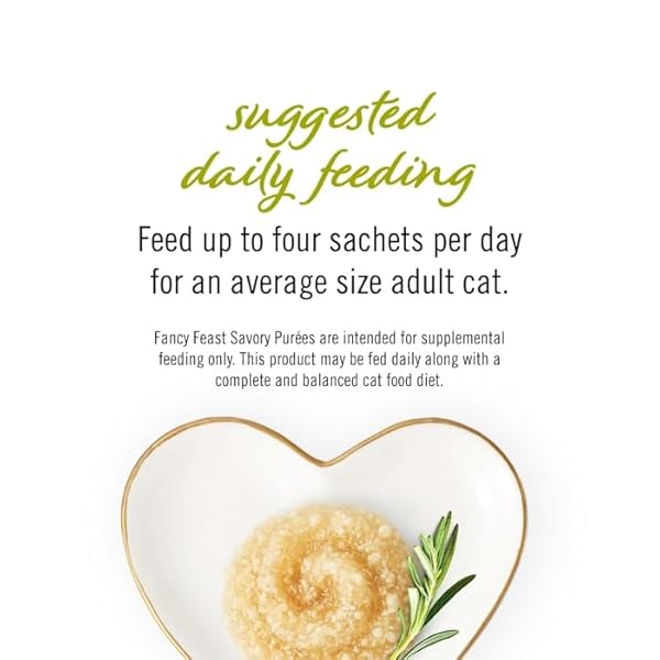 FANCY FEAST SAVORY PUREE NATURALS CHICKEN FLAVORED IN A DEMI-GLACE SQUEEZABLE ADULT CAT TREATS, 1.4 OZ.