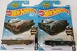 Hot Wheels 2018 Batman 5/5 - TV Series Batmobile (Black & Blue) - Set of 2!