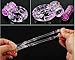 ALIGAGA-4pcs/Vibration Delay Ring Silicone Massage Ring (Pink)