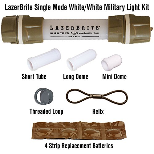 Lazerbrite Single Mode White/White Military Light Kit