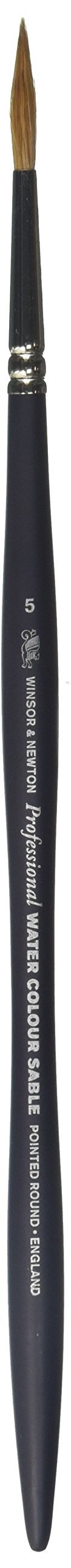 Winsor and Newton Artists Watercolour Sable Brush Pointed Round Size 5