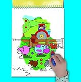 Galt Toys Water Magic Farm Colouring Books for Children Ages 3+ view 6