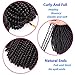 4 Pack Spring Twist Braids Ombre Colors Crochet Braids Synthetic Braiding Hair Extensions Low Temperature Fiber 8inch 100g (8 INCH, 4#)