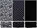 WONBURY 12PCS Headwear Headband Wrap Scarf UV Versatile Seamless Cool Lightweight Sports & Casual for Outdoor Climbing Camping Sports Fitness Hiking Rid (5PCS-Skull-1)