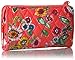 Vera Bradley Women's Cotton Front Zip Wristlet With RFID Protection, Coral Floral, One Size