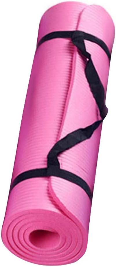 URSING Yoga Mat Exercise Non Slip Large Surface Pilates Lightweight Meditation Mat Gymnastics Fitness Workout Home Gym Training Equipment | Best for Men Women 60 x 25 x 1.5cm