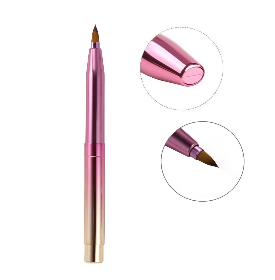 Professional Lip Brush Applicators Retractable Design