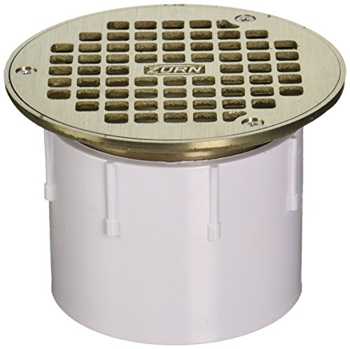 Zurn FD2210-PV3 Adjustable Floor Drain, PCV Body, 3